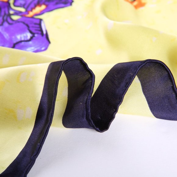 Grace Scarves 100% Silk Scarf, Artists Collection, Van Gogh, Irises in the Garde - Picture 5 of 6
